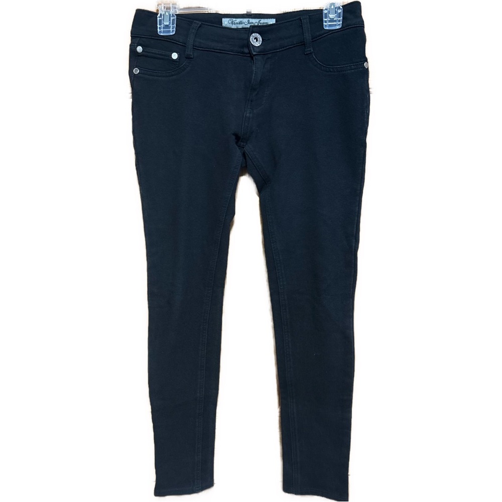 Women’s Medium Vanilla Star Black Low Rise Skinny Jeans Jeggings